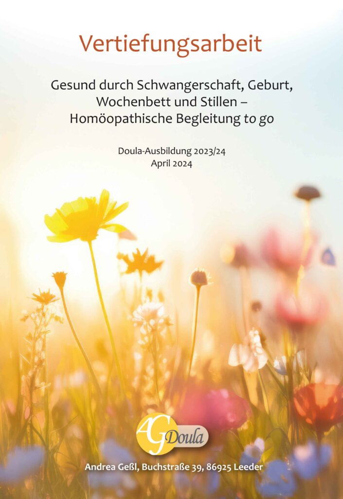 Meine Vertiefungsarbeit ist ab sofort bei mir als Borschüre erhältlich